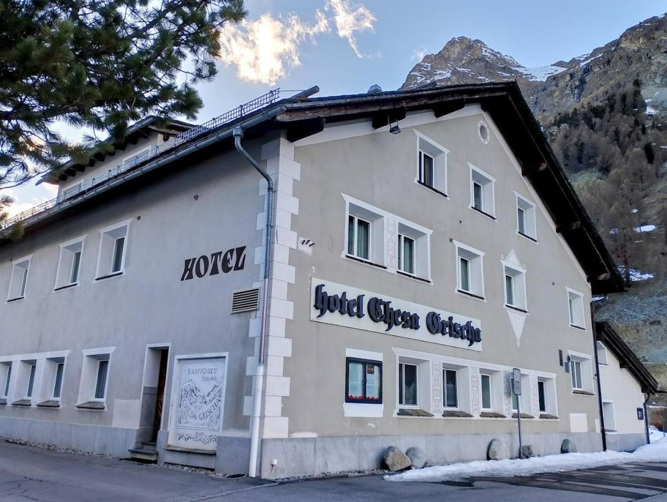 Hotel Chesa Grischa Зильс-Базельджа Экстерьер фото